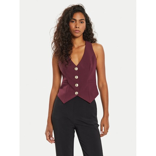 Marciano Guess Kamizelka Celia 4BGN04 7046A Bordowy Regular Fit ze sklepu MODIVO w kategorii Kamizelki damskie - zdjęcie 184167476