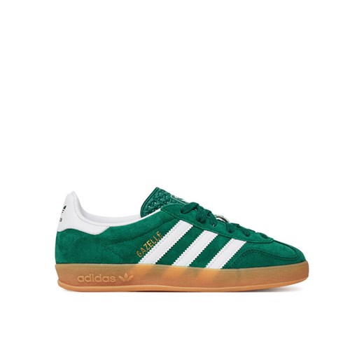 adidas Sneakersy Gazelle Indoor JS3800 Zielony ze sklepu MODIVO w kategorii Buty sportowe dziecięce - zdjęcie 184167479
