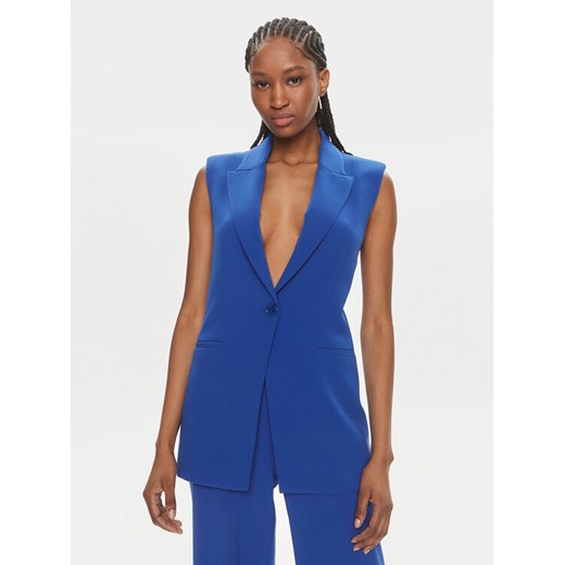 Patrizia Pepe Kamizelka 2S1486/A049-CA01 2S1486/A049-CA01 Niebieski Regular Fit ze sklepu MODIVO w kategorii Kamizelki damskie - zdjęcie 184167506