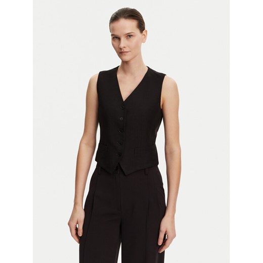 Weekend Max Mara Kamizelka Pace 2515151012 Czarny Slim Fit ze sklepu MODIVO w kategorii Kamizelki damskie - zdjęcie 184167525