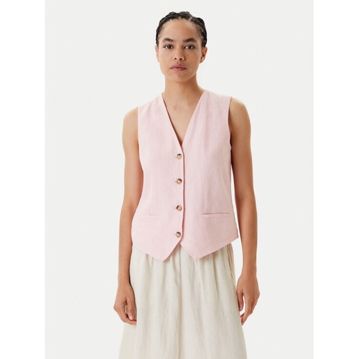 United Colors Of Benetton Kamizelka 2AGHDJ00G Różowy Slim Fit ze sklepu MODIVO w kategorii Kamizelki damskie - zdjęcie 184167536