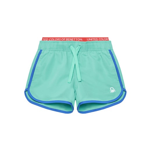 United Colors Of Benetton Szorty kąpielowe 5JD00X00R Zielony Regular Fit ze sklepu MODIVO w kategorii Spodenki chłopięce - zdjęcie 184167556