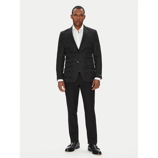 KARL LAGERFELD Marynarka 155200 553038 Czarny Slim Fit ze sklepu MODIVO w kategorii Marynarki męskie - zdjęcie 184167568