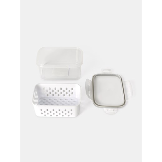 Sinsay - Pojemnik na żywność z wkładem i pokrywką - biały Sinsay One Size Sinsay