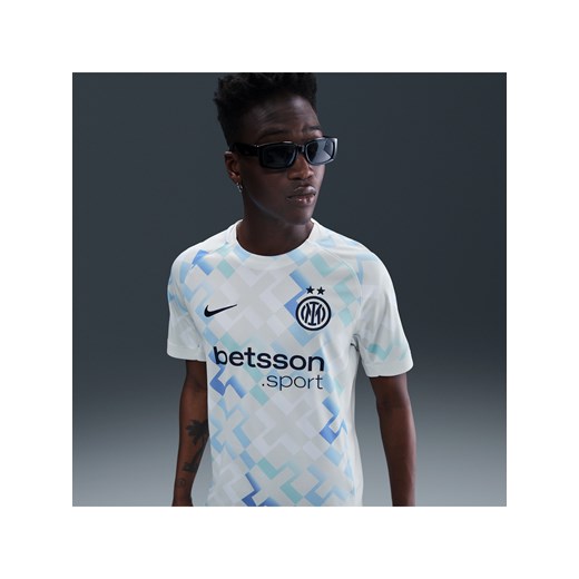 Męska koszulka piłkarska Nike Dri-FIT Inter Mediolan Stadium 2025/26 (wersja wyjazdowa) – replika - Niebieski ze sklepu Nike poland w kategorii T-shirty męskie - zdjęcie 184168768