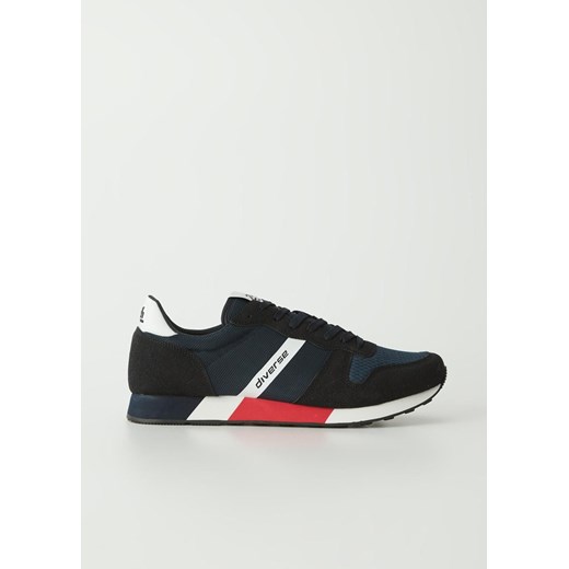Buty sportowe męskie granatowe wiązane