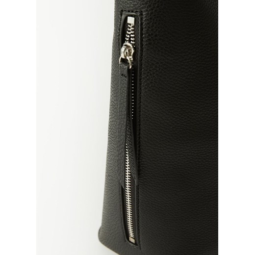 Czarna shopper bag Diverse matowa glamour