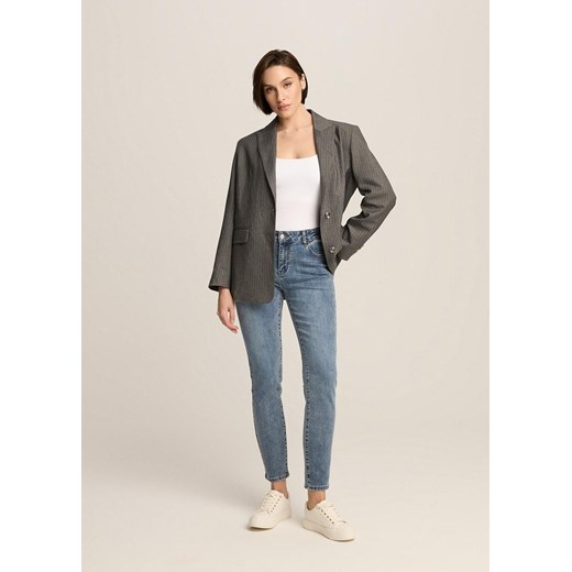 Jeansy slim fit ze średnim stanem Diverse 40 Diverse