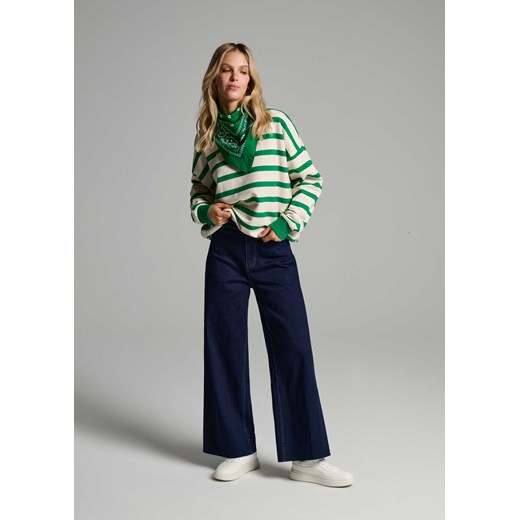 Mięsista bawełniana bluza damska w paski ze sklepu Diverse w kategorii Bluzy damskie - zdjęcie 184177297