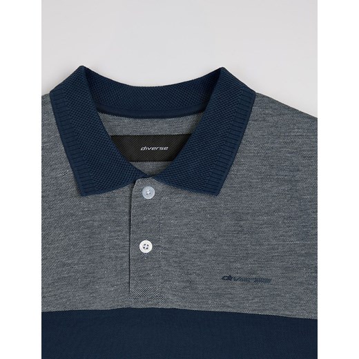 T-shirt męski Diverse casual na wiosnę z krótkim rękawem 