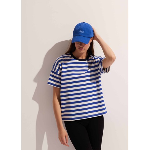 Bluzka damska Diverse casual z krótkim rękawem
