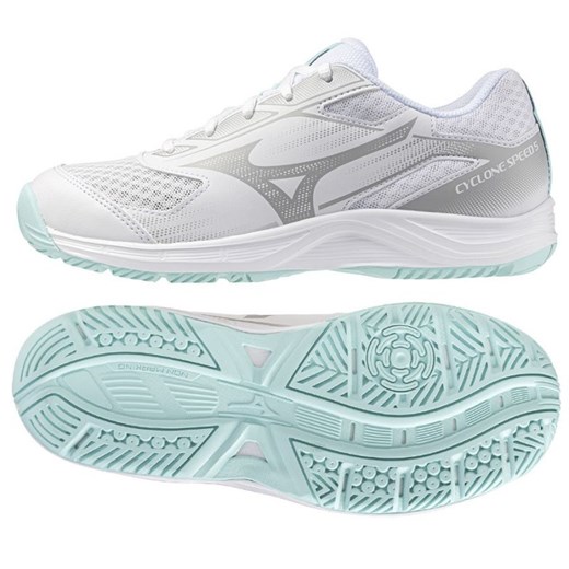Buty do siatkówki Mizuno Cyclone Speed 5 W V1GC258045 białe ze sklepu ButyModne.pl w kategorii Buty sportowe damskie - zdjęcie 184181956