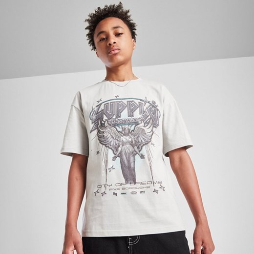 SUPPLY&amp;DEMAND T-SHIRT PRAISE GRY-HIR B ze sklepu JD Sports  w kategorii T-shirty chłopięce - zdjęcie 184182238