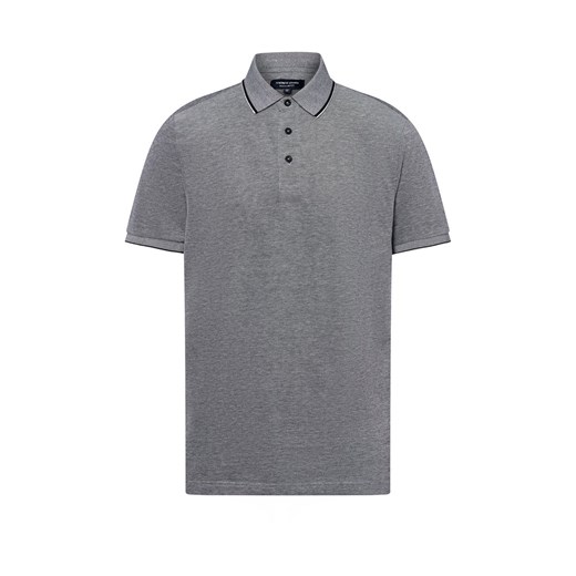 Andrew James Męska koszulka polo Mężczyźni Bawełna czarny marmurkowy XL wyprzedaż vangraaf