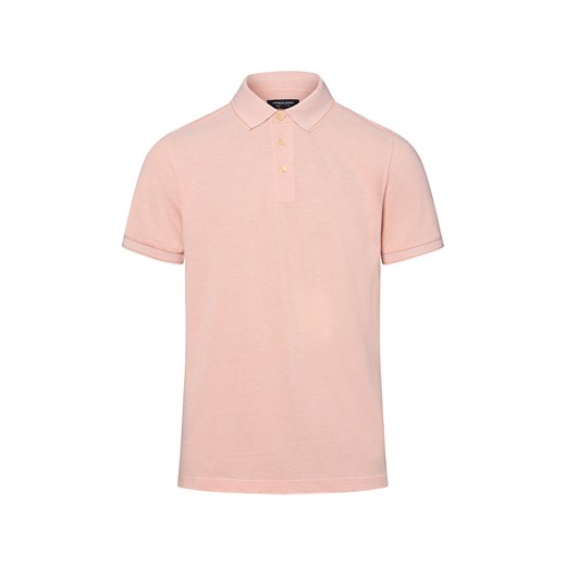 Andrew James Męska koszulka polo Mężczyźni Bawełna morelowy marmurkowy ze sklepu vangraaf w kategorii T-shirty męskie - zdjęcie 184182268