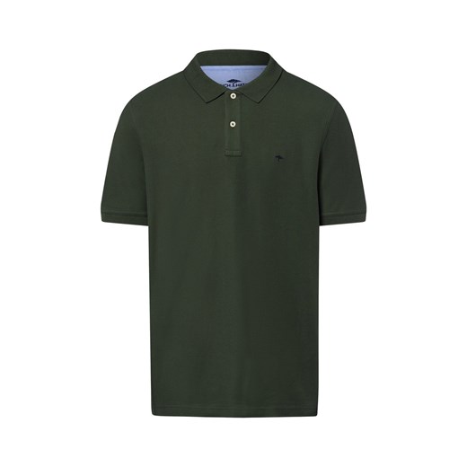 Fynch-Hatton Męska koszulka polo Mężczyźni Bawełna jodłowy jednolity ze sklepu vangraaf w kategorii T-shirty męskie - zdjęcie 184182269