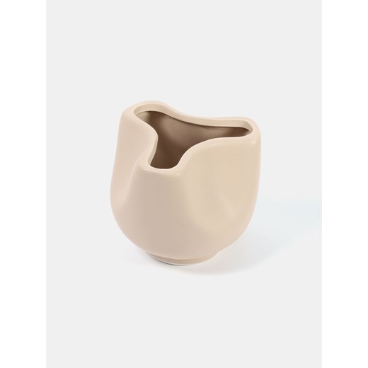 Sinsay - Doniczka ceramiczna o nieregularnym kształcie - różowy Sinsay One Size Sinsay