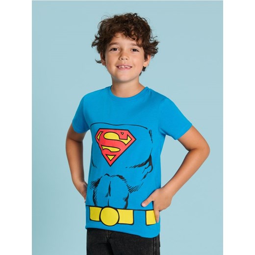 Sinsay - Koszulka SUPERMAN - niebieski ze sklepu Sinsay w kategorii T-shirty chłopięce - zdjęcie 184184115