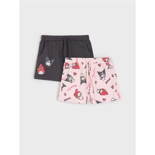 Sinsay - Szorty 2 pack Kuromi - wielobarwny - id: 780EV-MLC - marki Sinsay - 184184156 Sinsay - Szorty 2 pack Kuromi - wielobarwny ze sklepu Sinsay w kategorii Spodenki dziewczęce - zdjęcie 184184156