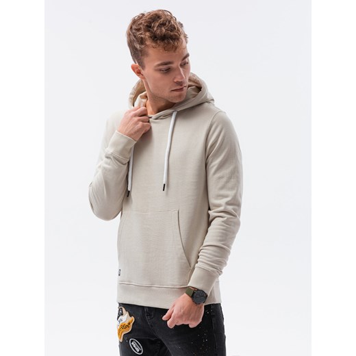 Bluza męska z kapturem - szara V-5 B1147 XXL okazyjna cena ombre