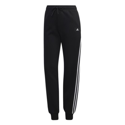 Spodnie adidas Sportswear Future Icons 3-Stripes Regular Fit H57311 - czarne ze sklepu streetstyle24.pl w kategorii Spodnie damskie - zdjęcie 184186777