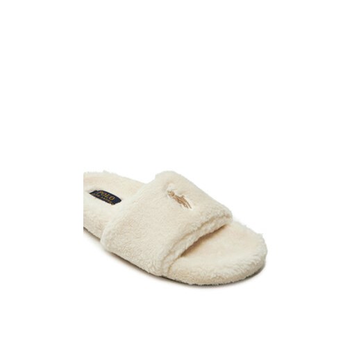 Kapcie Polo Ralph Lauren Elenore 842957051002 Écru Polo Ralph Lauren 40_5 eobuwie.pl