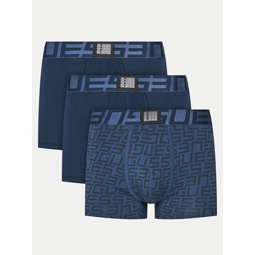 Guess Komplet 3 par bokserek U4RG01 K6YW0 Granatowy ze sklepu MODIVO w kategorii Majtki męskie - zdjęcie 184187359