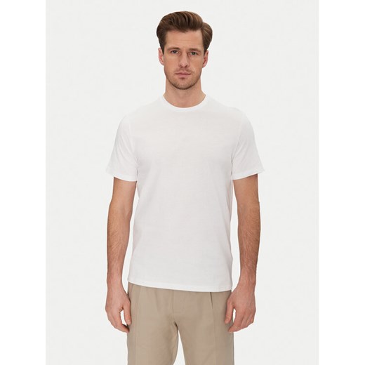 Calvin Klein Jeans T-Shirt LV040HM265 Biały Regular Fit ze sklepu MODIVO w kategorii T-shirty męskie - zdjęcie 184187399