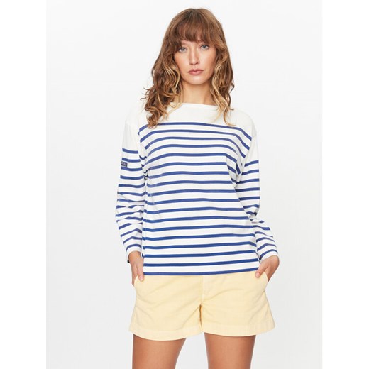 Polo Ralph Lauren Bluzka 211891523001 Écru Regular Fit ze sklepu MODIVO w kategorii Bluzki damskie - zdjęcie 184187406