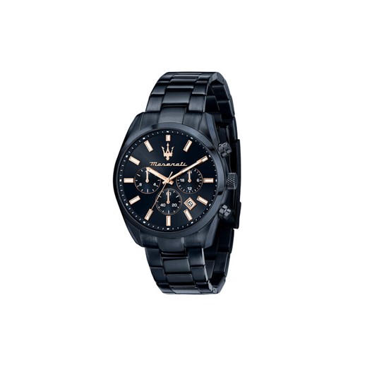 Maserati Zegarek Attrazione R8873626003 Granatowy ze sklepu MODIVO w kategorii Zegarki - zdjęcie 184187425