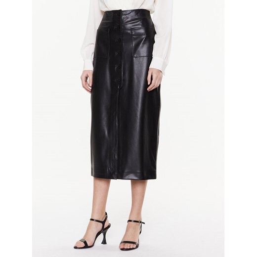 HUGO Spódnica ołówkowa 50482529 Czarny Slim Fit ze sklepu MODIVO w kategorii Spódnice - zdjęcie 184187455