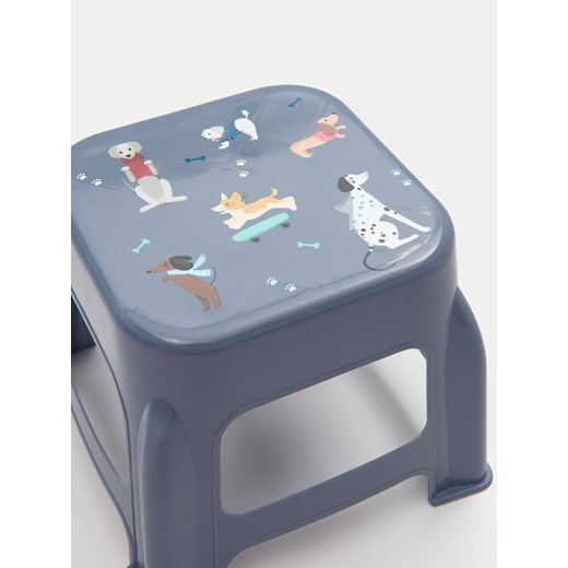 Sinsay - Dziecięce krzesło z nadrukiem w psy - granatowy Sinsay One Size Sinsay