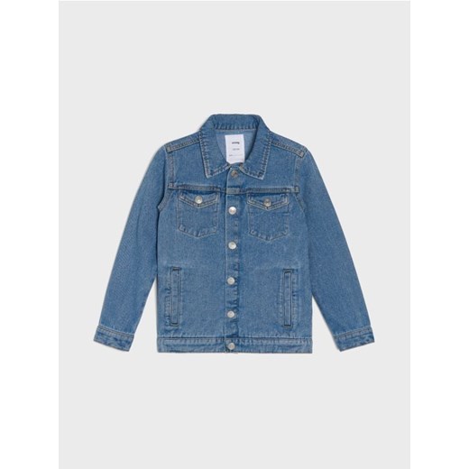 Sinsay - Kurtka jeansowa - niebieski - id: 231FC-05J - marki Sinsay - 184190626 Sinsay - Kurtka jeansowa - niebieski ze sklepu Sinsay w kategorii Kurtki dziewczęce - zdjęcie 184190626