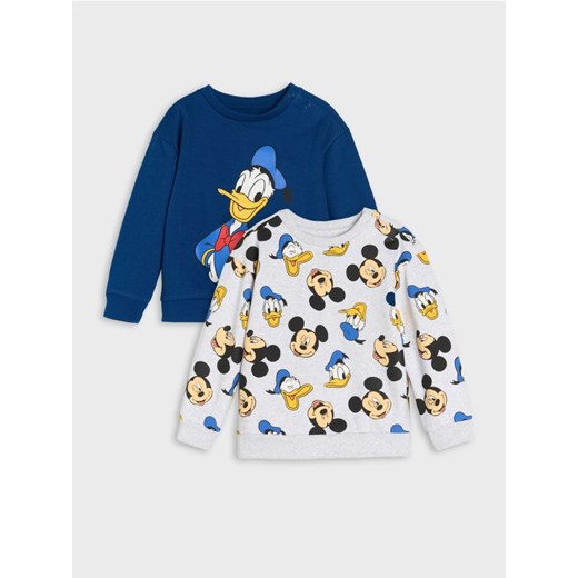 Sinsay - Bluzy 2 pack Mickey Mouse - szary ze sklepu Sinsay w kategorii Bluzy chłopięce - zdjęcie 184190769