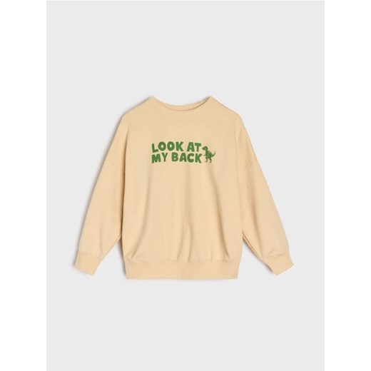 Sinsay - Bluza z aplikacją 3d na plecach - biały ze sklepu Sinsay w kategorii Bluzy chłopięce - zdjęcie 184190948