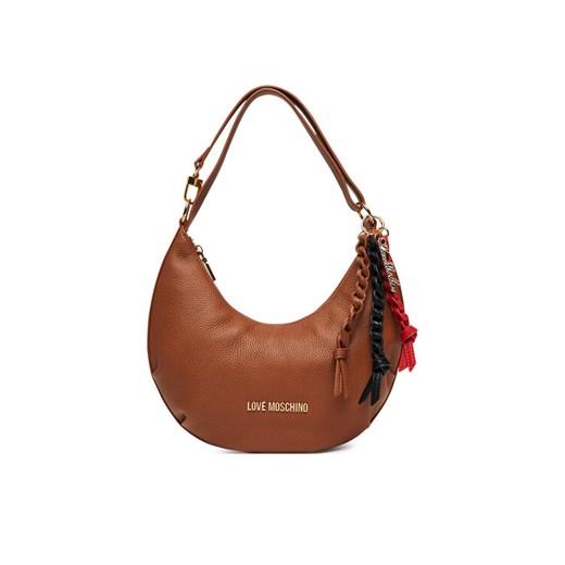 Torebka LOVE MOSCHINO JC4308PP0MK1120A Brązowy ze sklepu eobuwie.pl w kategorii Listonoszki - zdjęcie 184191599