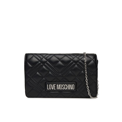 Torebka LOVE MOSCHINO JC4248PP0MLA000B Czarny ze sklepu eobuwie.pl w kategorii Kopertówki - zdjęcie 184191607