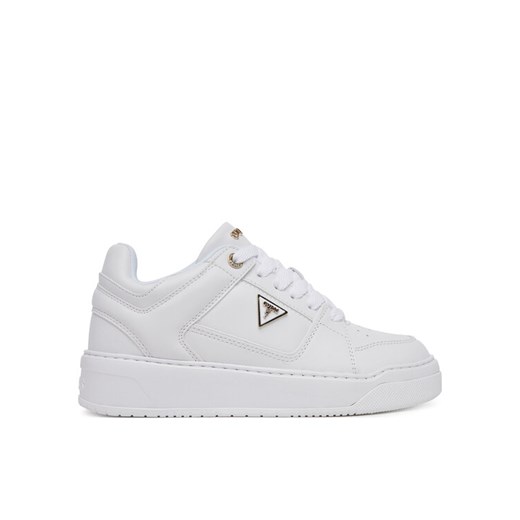 Sneakersy Guess FLTDEL ELE12 Biały ze sklepu eobuwie.pl w kategorii Buty sportowe damskie - zdjęcie 184191655