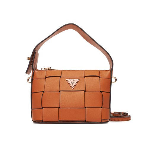 Torebka Guess Maylee Mini HWWG96 61720 Brązowy ze sklepu eobuwie.pl w kategorii Listonoszki - zdjęcie 184191738