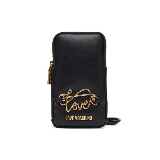 Torebka na telefon LOVE MOSCHINO JC5737PP0MKG0000 Czarny ze sklepu eobuwie.pl w kategorii Etui - zdjęcie 184191756