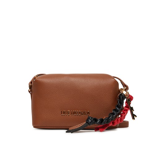 Torebka LOVE MOSCHINO JC4307PP0MK1120A Brązowy ze sklepu eobuwie.pl w kategorii Listonoszki - zdjęcie 184191759