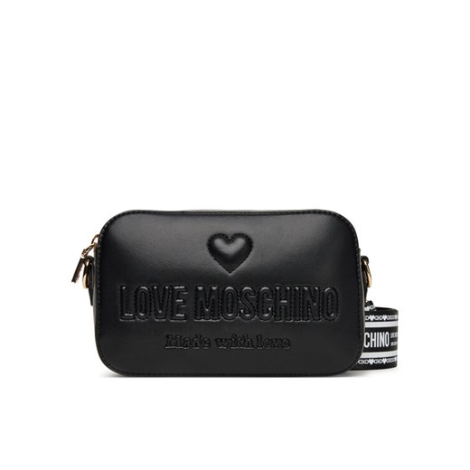 Torebka LOVE MOSCHINO JC4220PP0MKF0000 Czarny ze sklepu eobuwie.pl w kategorii Listonoszki - zdjęcie 184191766