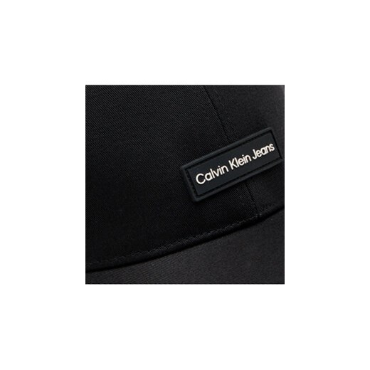 Czapka z daszkiem Calvin Klein Jeans Inst Patch Cap K60K612323 Czarny 00 eobuwie.pl