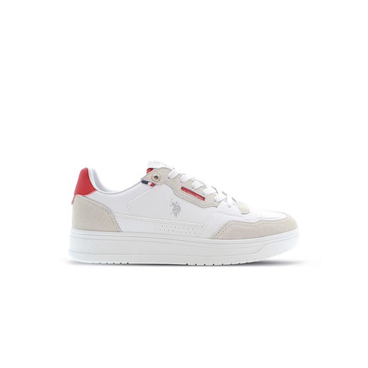 U.S. Polo Assn. Sneakersy w kolorze biało-beżowym ze sklepu Limango Polska w kategorii Buty sportowe męskie - zdjęcie 184192596