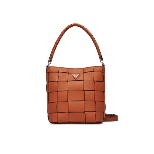 Guess Torebka Maylee HWWG96 61030 Brązowy ze sklepu MODIVO w kategorii Torby Shopper bag - zdjęcie 184193218