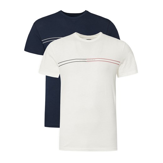 Tommy Jeans Komplet 2 t-shirtów Entry Graphic DM0DM21902 Kolorowy Slim Fit ze sklepu MODIVO w kategorii T-shirty męskie - zdjęcie 184193255
