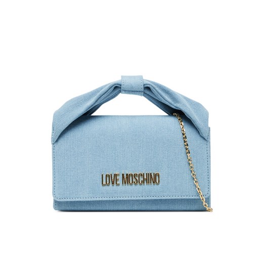 LOVE MOSCHINO Torebka JC4251PP0MKR0700 Niebieski ze sklepu MODIVO w kategorii Kopertówki - zdjęcie 184193276