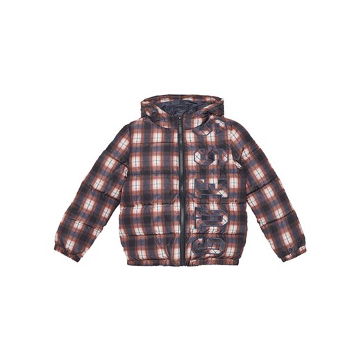 Guess Kurtka zimowa L5YL05 WHE60 Bordowy Regular Fit ze sklepu MODIVO w kategorii Kurtki chłopięce - zdjęcie 184193279