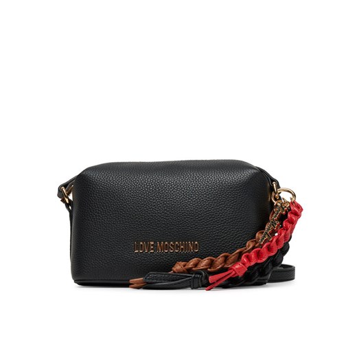 LOVE MOSCHINO Torebka JC4307PP0MK1100A Czarny ze sklepu MODIVO w kategorii Listonoszki - zdjęcie 184193339
