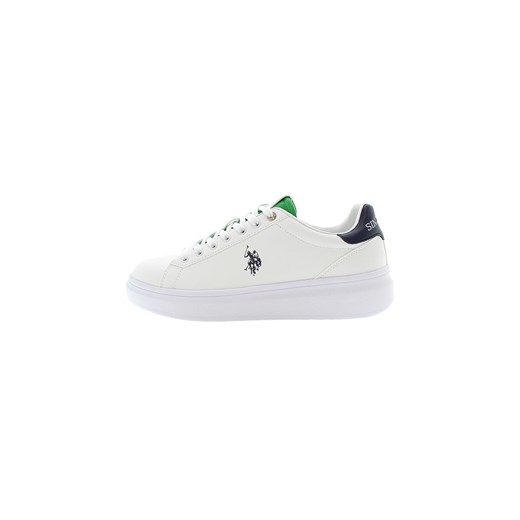 U.S. Polo Assn. Sneakersy w kolorze biało-zielonym ze sklepu Limango Polska w kategorii Buty sportowe męskie - zdjęcie 184194418